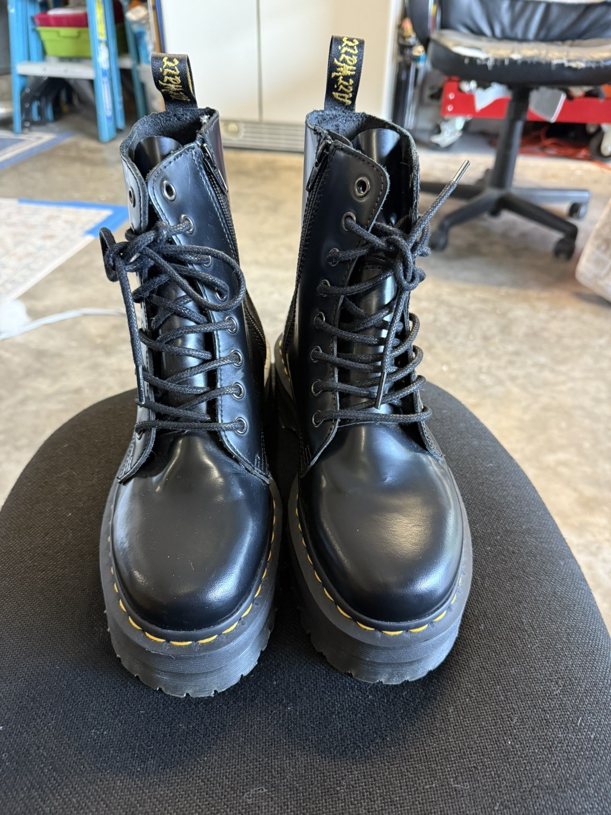 Doc Marten Platform Jadon Boots Size 6 US Excellent Used Condition - Dr. Martens