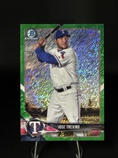 2018 Bowman - Chrome Prospects Jose Trevino #BCP27 Green Shimmer Refractor...