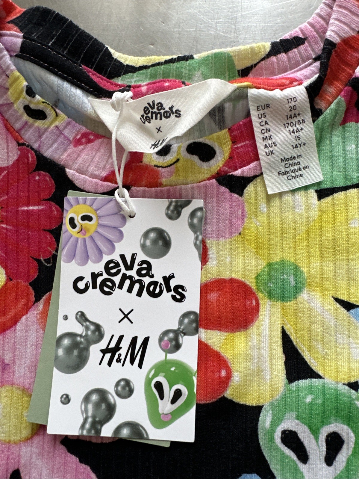 H&M Eva Cremers Girls Size 20 Dress Multi thumbnail 2