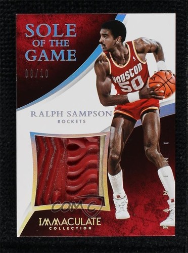 2014-15 Panini Immaculate Sole of the Game Platinum /10 Ralph Sampson #SG-RS HOF