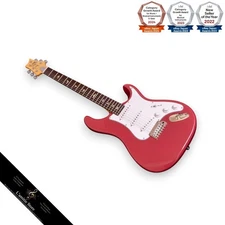 Paul Reed Smith SE Silver Sky Rosewood Derby Red Electric Guitar 3.425kg