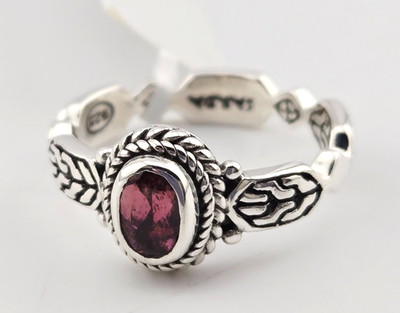 Sarda Perfect Plan Ring II Sterling Silver in Pink Tourmaline Sz 7 #10