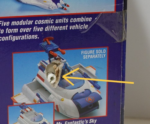 Fantastic Four Fantasticar Cosmic Modular Space Vehicle Toy Biz 1995 New in Box - Picture 3 of 10