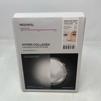 Mediheal Hyper Collagen Gel Face Mask 10ea, Silver Box