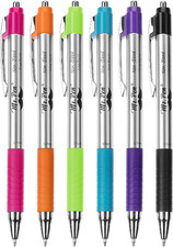 No Bleed Pens, Bible Pens, Fine Tip, Assorted Color, Pack of 6