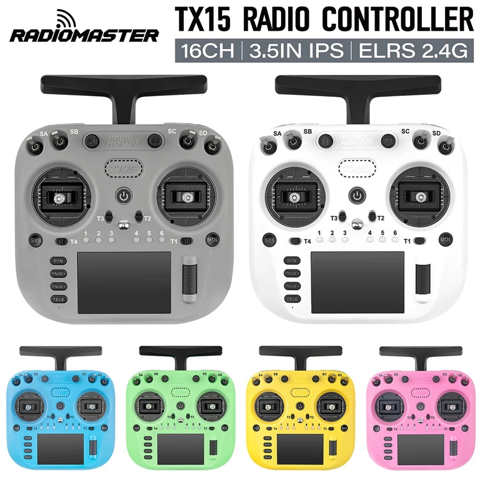 RadioMaster TX15 Funkcontroller Sender 16CH 2.4G V5.0 Hall 3.5in IPS ExpressLRS - Bild 2 von 4