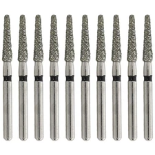 Dental Diamond Bur 856/018SC Round End Taper Super Coarse Burs FG High Speed