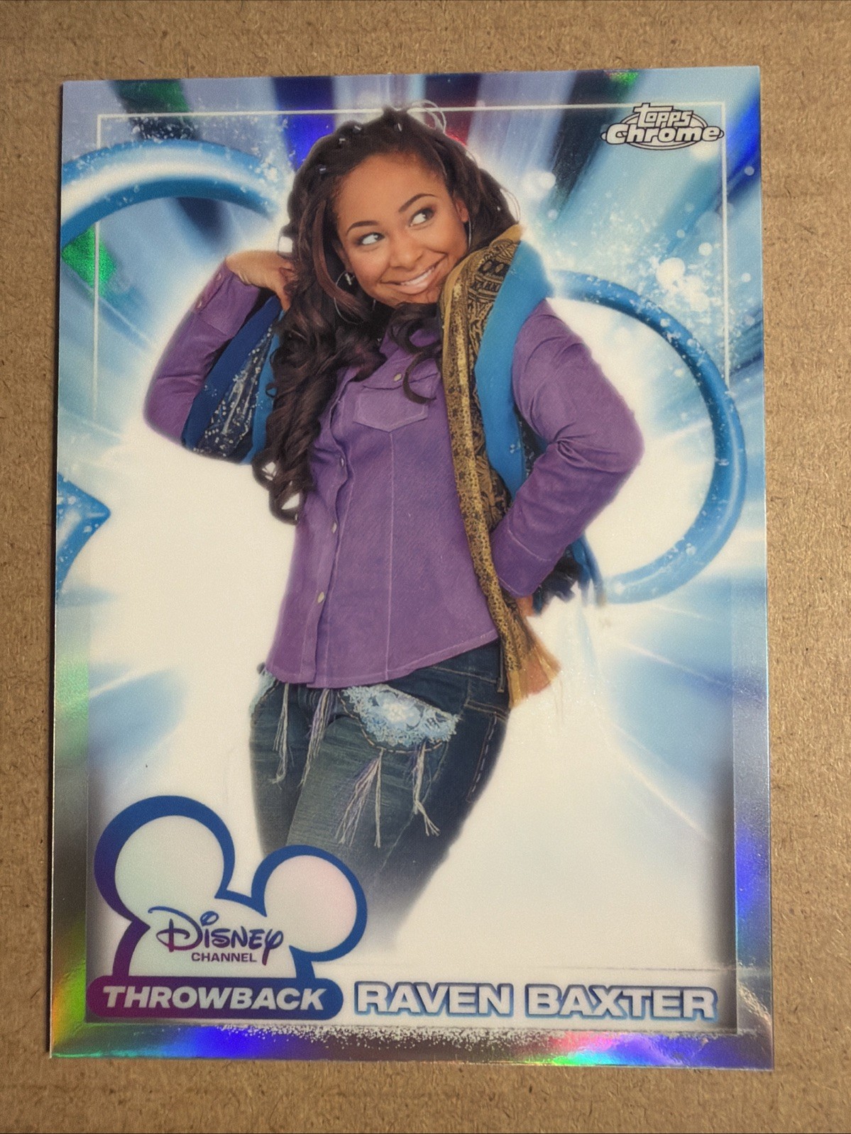 2026 Topps Chrome Disney #DC-2 Raven Baxter Disney Channel Throwback SP!!!