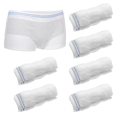 UIL 6 Pack Incontinence Net Pants, Large Fix Knickers, Stretch Pants for Daily Us