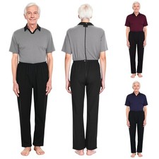 Herren Erwachsene Adaptive Pflegeanzug Overall mit Reißverschluss Strampler 