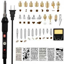 Wood Burning Kit,Wood Burning Tool with Adjustable Temperature 200 450 C, Pro...
