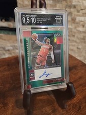 2022-23 Jalen Green Donruss Optic Signature Series Green GRADED 9.5/10