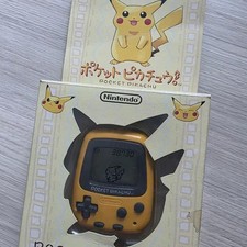 Vintage Nintendo Pikachu Pedometer Game - Old, Button Issue, Works