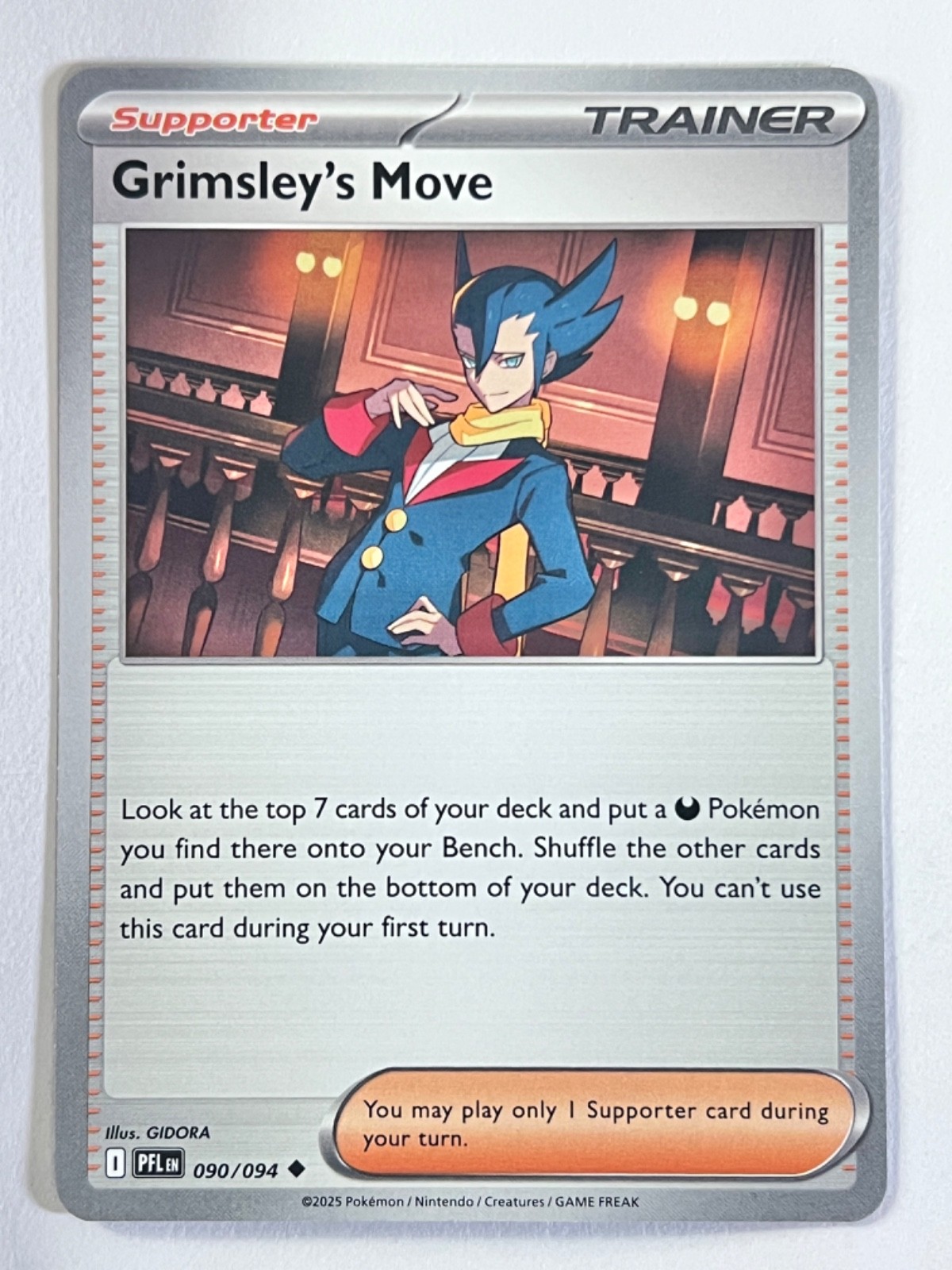 Grimsley's Move 090/094 Uncommon Phantasmal Flames - Pokemon TCG - Near Mint NM