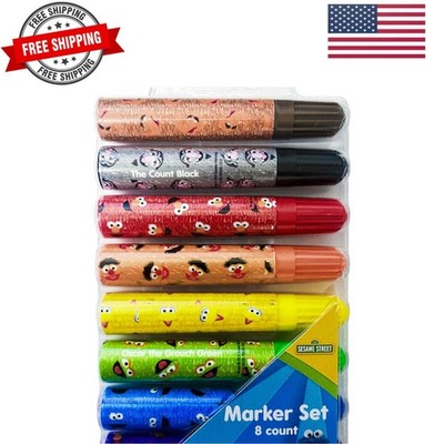 Sesame Street Markers | Sesame Street Coloring Marker Set | Sesame Street Art...