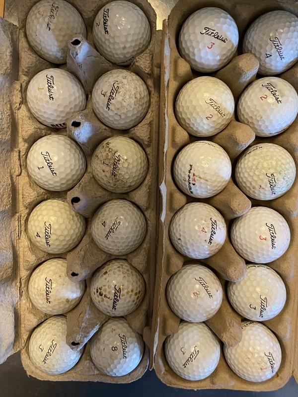 24 (2 Dozen) Titleist Used Golf Balls Lot 3