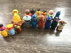 Vintage Fisher Price Little People Sesame Street Complete Figures Grover Etc.