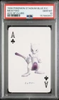 PSA 10 Mewtwo Ace of Clubs Pokemon Stadium Blue Poker Playing Card 1998 Vintage