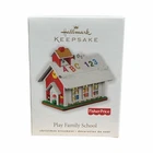 2010 Hallmark Keepsake Fisher-Price Play Family School Ornament - Vintage Toys
