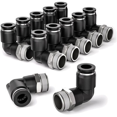 Schläuche Pneumatik Luftleitung Adapter Winkel Bwintech 6mm 1/4 Zoll