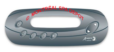 Aeware Gecko 3M laminated vinyl DECAL OVERLAY for topside control keypad IN.K450