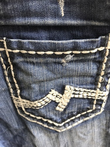 Firefly Jeans Womens Size 10 Boot Cut Denim Embelished Pockets - Picture 6 of 10
