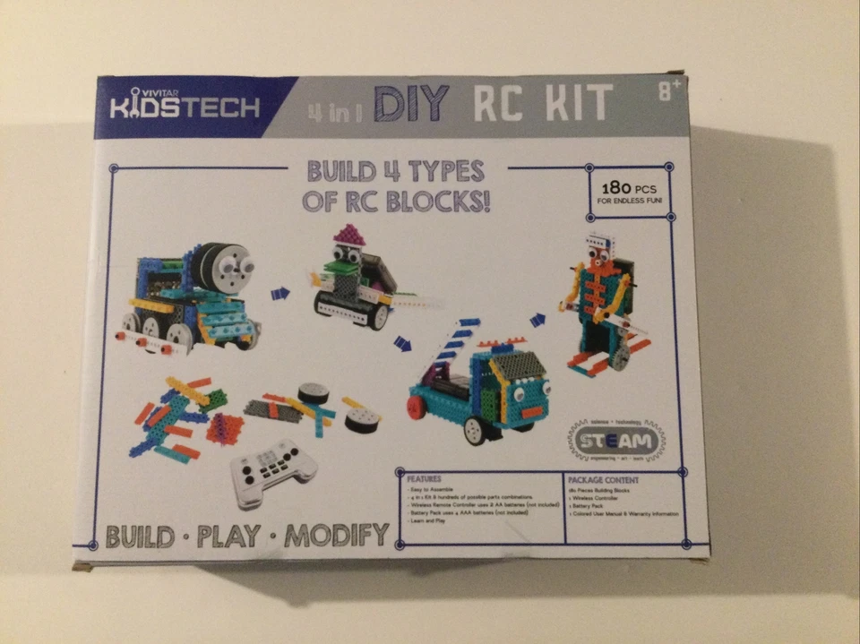 Vivitar KidsTech 4-in-1 RC Construction Vehicles Kit VA90034 - Image 2 of 3