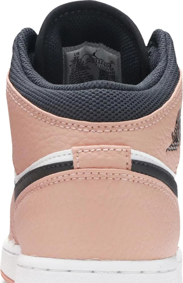 Nike Air Jordan 1 Mid Pink Quartz GS Size 6.5Y/Women 8 Nike Air Jordan 1 Mid Pink Quartz GS Size 6.5Y/Women 8