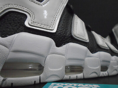 2021 NIKE AIR MORE UPTEMPO BLACK SUMMIT WHITE VOLT NEON MAX 95