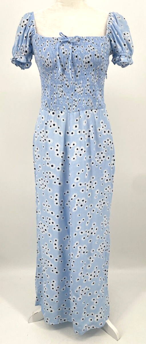 Faithfull The Brand Women's M Castilo Midi Dress Riviera Essa Floral daisy  light | eBay