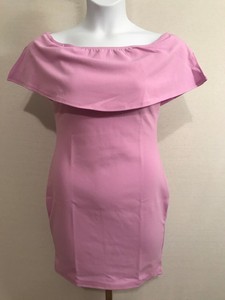 carley black frill bodycon dress