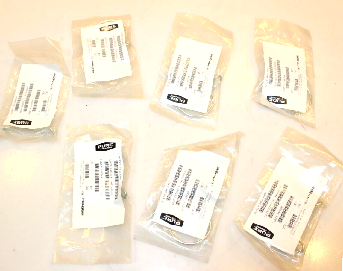 POLARIS GENUINE PURE OEM NOS PACKAGED SPRING CLAMPS (7) 40MM