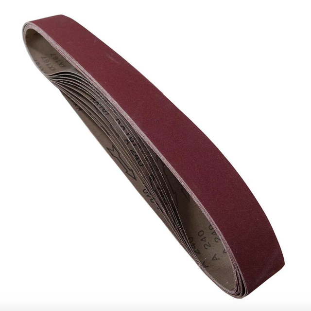 Powertec 2x42 inch 180 Grit Aluminum Oxide Sanding Belt 10 Pack Sander