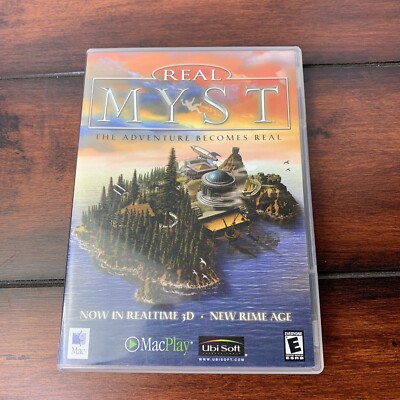 Real Myst the Adventure Becomes Real 3-D Mac Play Ubi Soft Rare OOP 2002
