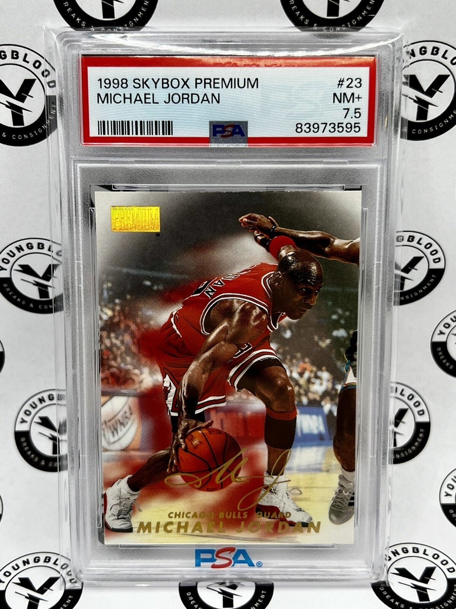 1998 SKYBOX Premium 🐐Michael Jordan🐐#23 PSA 7.5 NM+ *FRESH SLAB  