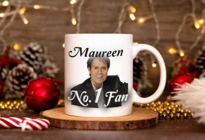 HOT OFF THE PRESS UK MUG CLIFF RICHARD TEA COFFEE GIFT PRESENT FUNNY PERSONALISED