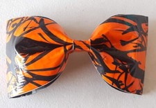 Spooky Tree Halloween Duct Tape Hair Clip Bow bowtie