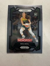 Nika Muhl 2024 Seattle Storm WNBA Card #4 Panini Prizm Monopoly
