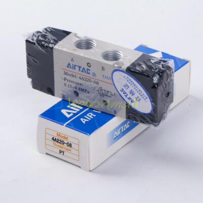1PC NEW  5/2 Way Pneumatic Air Pilot Valve 4A220-08