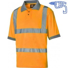 DICKIES Orange HI-VIS Polo Shirt Twin Pack XL SA22075