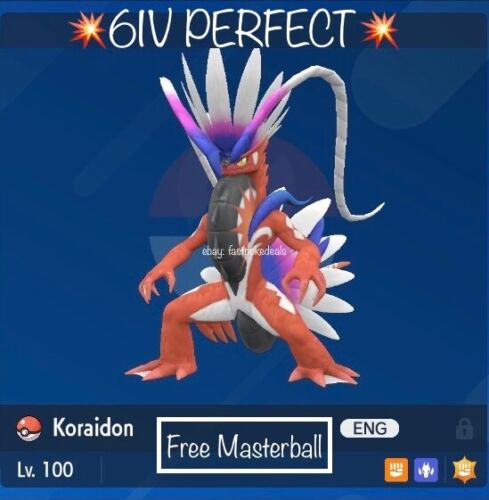 SHINY KORAIDON 6IV RARE | Exclusive | Pokemon Scarlet & Violet