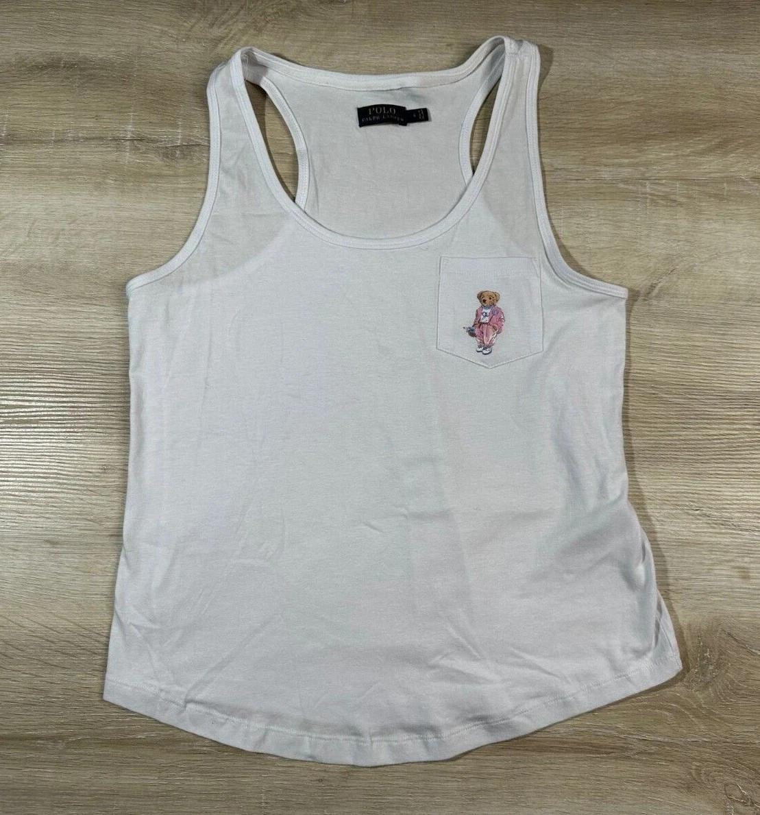 White polo tank top cheap