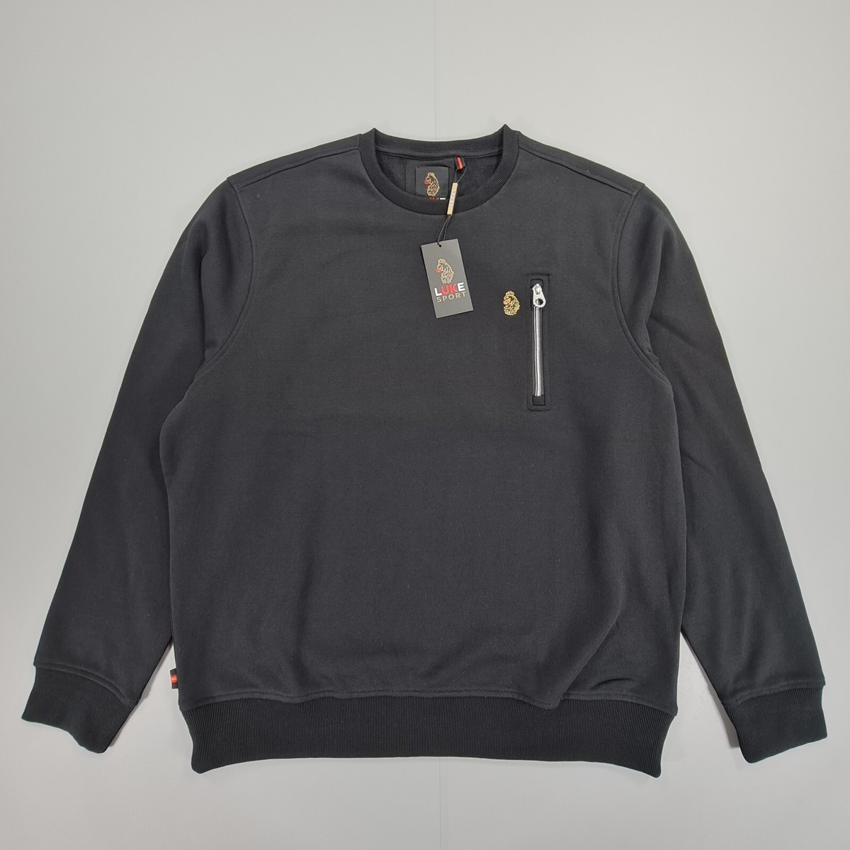 Luke Sport Luke Jumpers Mens LUKE Mens Sweatshirt Black XXL