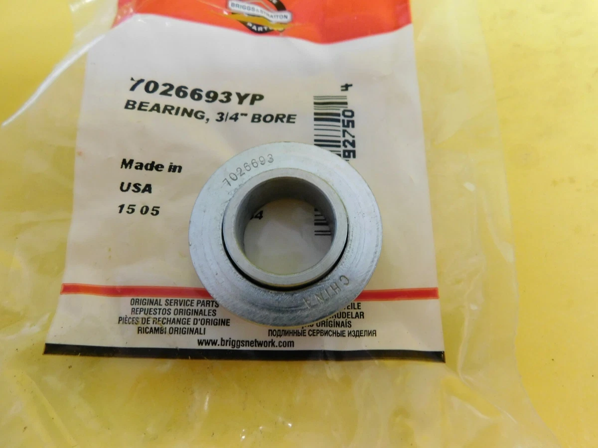 NEW OEM BRIGGS & STRATTON BEARING 3/4 BORE # 7026693YP --- UP 203 