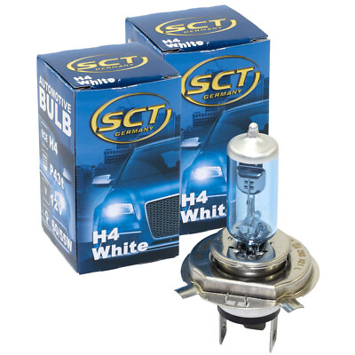 2x Glühbirne H4 White Plasma Xenon 12V für Honda CBR Kawasaki GPX Suzuki Yamaha