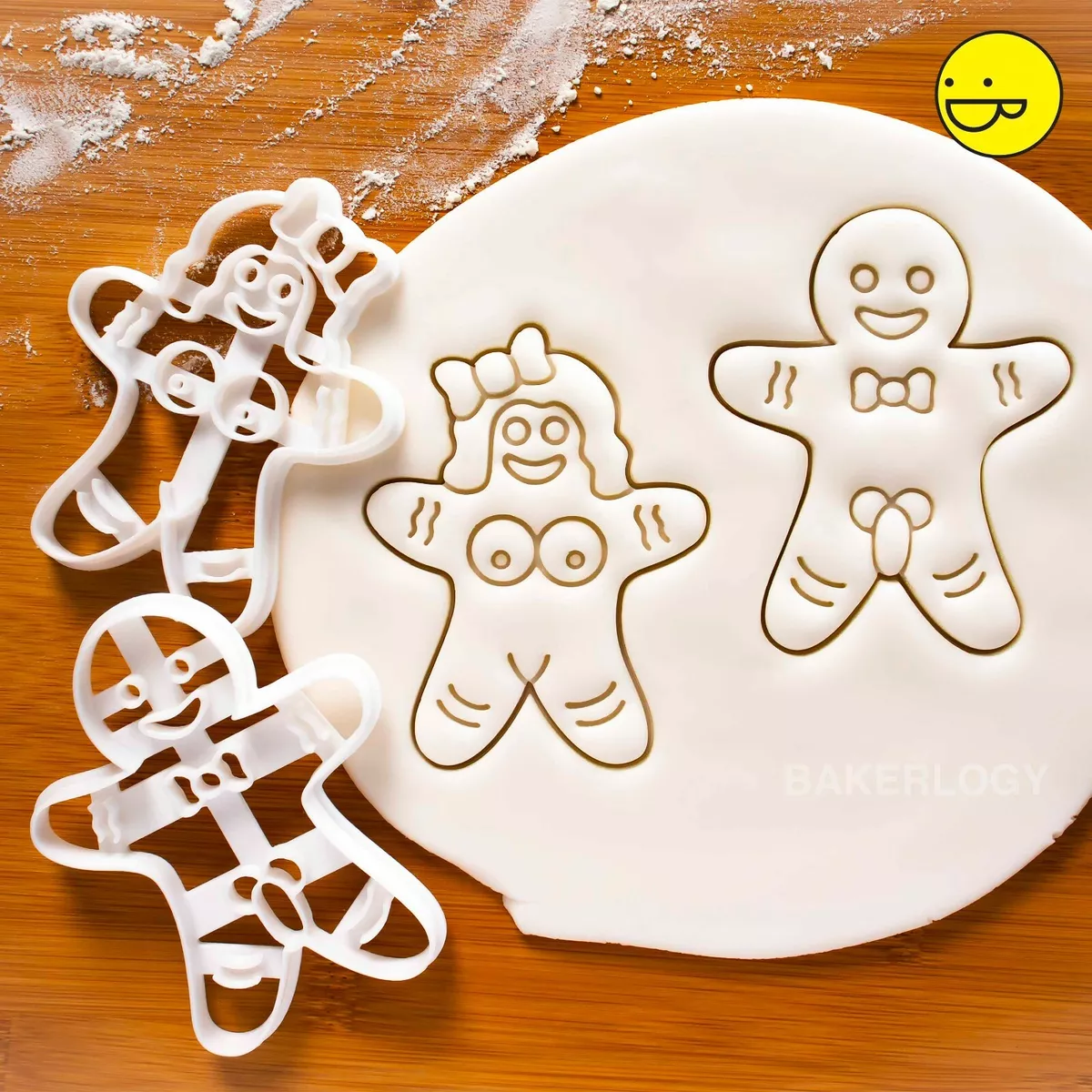 MATURE Gingerbread Couple cookie cutter Naughty man woman Christmas Party