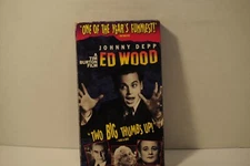Tim Burton film, Ed Wood, Johnny Depp, Bill Murray, Comedy movie VHS tape