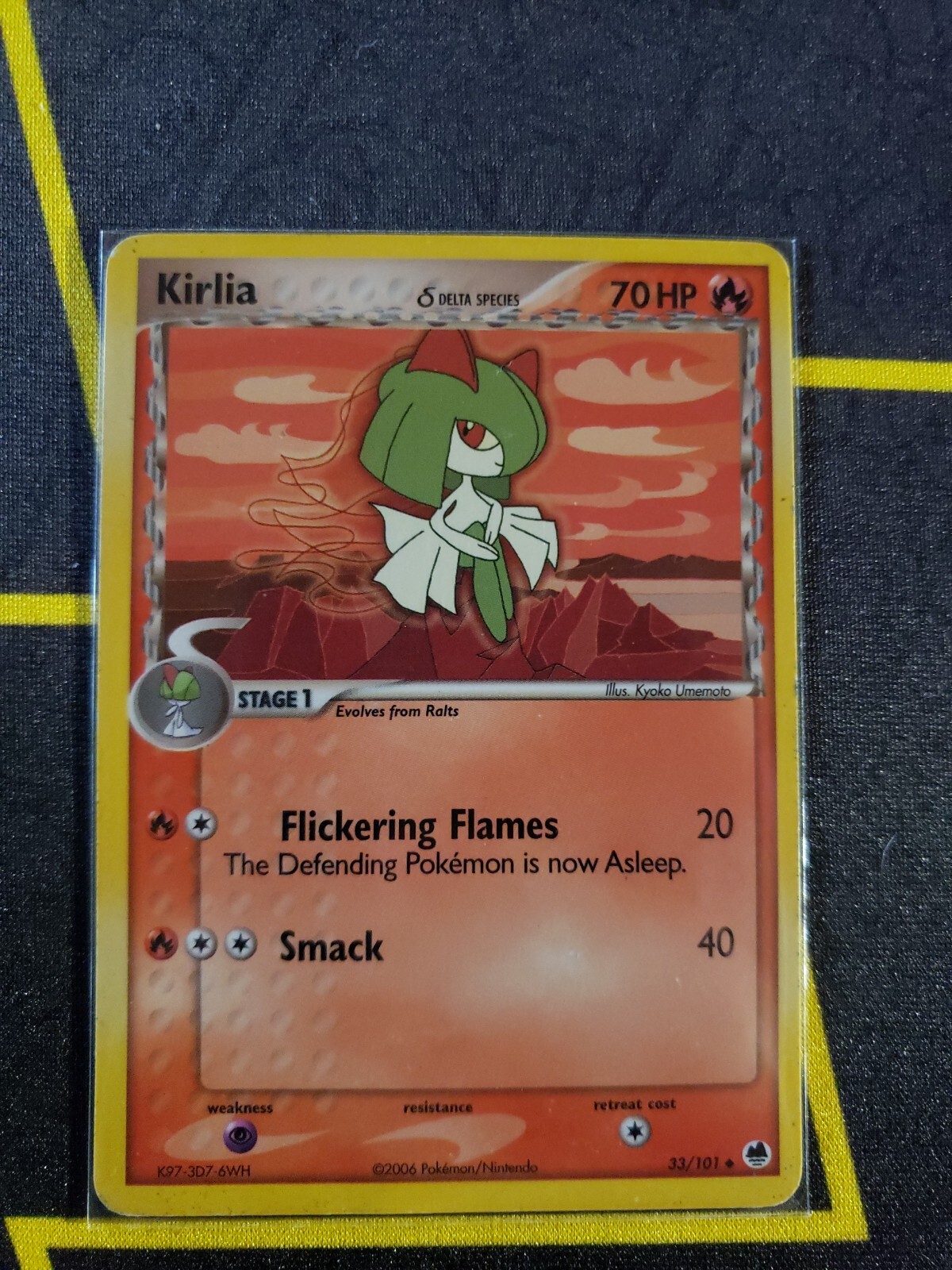 Kirlia 33/101 EX Dragon Frontiers Uncommon Pokemon TCG -LP