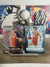 2024 Panini Zaccharie Risacher Hawks Rookie Instant Impact White Hot 2Card Lot