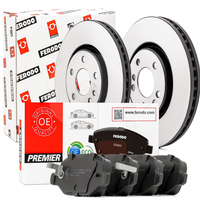 Kit Scheiben Und BremsbeläGe Vorne Ferodo Fiat 500X Jeep Renegade Compass